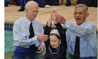 Baptism by immersion